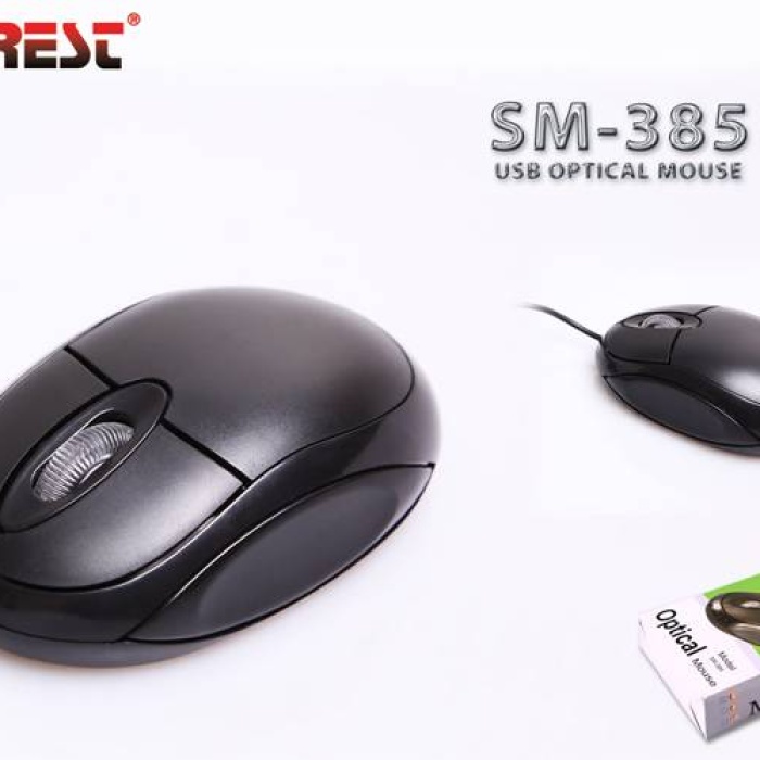 Everest SM-385 Siyah Usb Kablolu Optik 800 Dpı 3 Buton Mouse