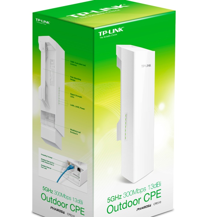 Tp-Link CPE510 Outdoor 300 Mbps 13dBi Dış Mekan Access Point