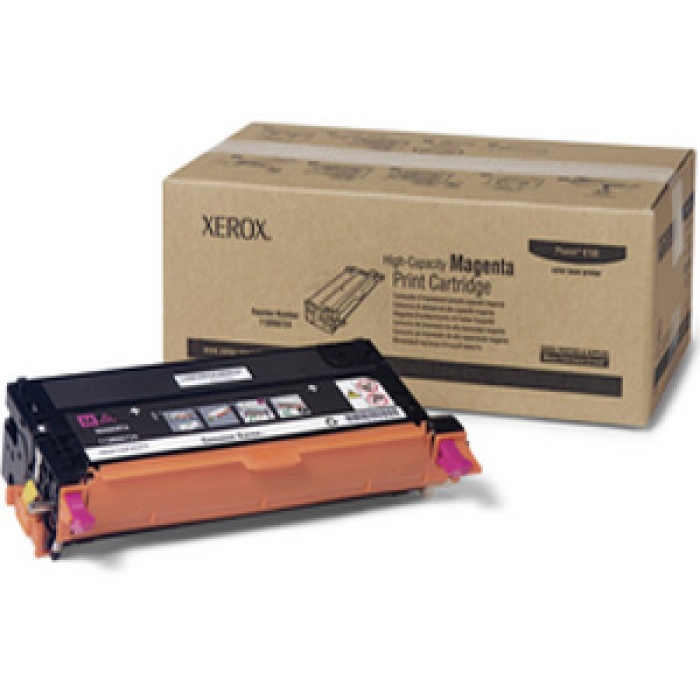 Xerox 113R00724 Phaser 6180-6180MFP Yüksek Kapasite Magenta Kırmızı Toner 6.000 Sayfa