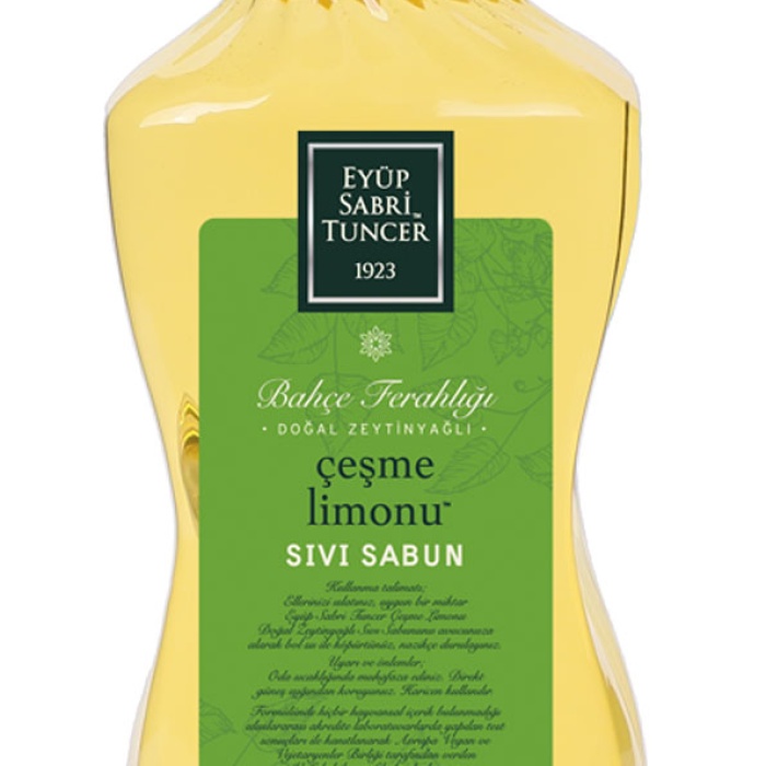 Eyüp Sabri Tuncer 1,5lt Çeşme Limonu Sıvı Sabun Doğal Zeytinyağlı