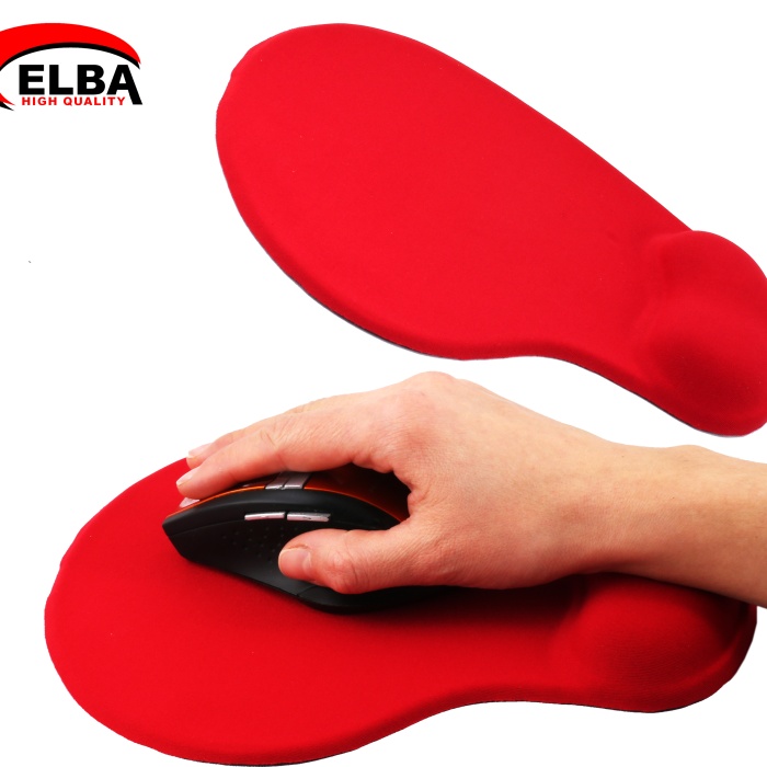 Elba K06152 Bileklikli Jel Mouse Pad Kırmızı