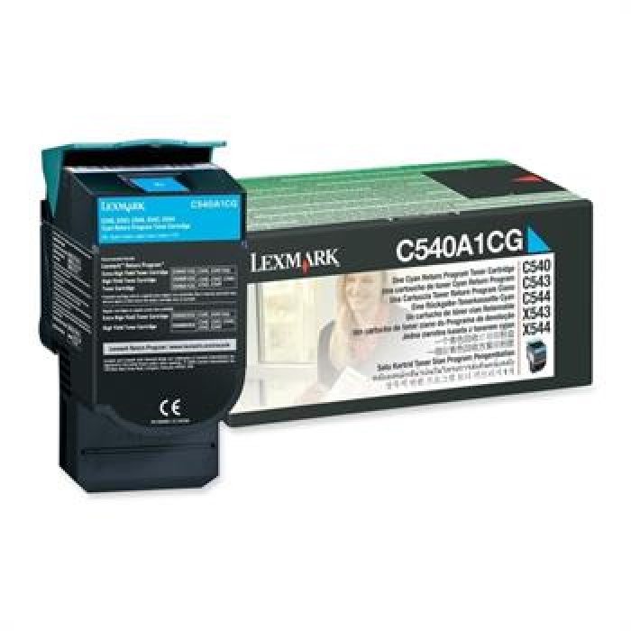 Lexmark C540A1CG 1.000 Sayfa Cyan Mavi Toner C540-543-544 X543-544-546-548