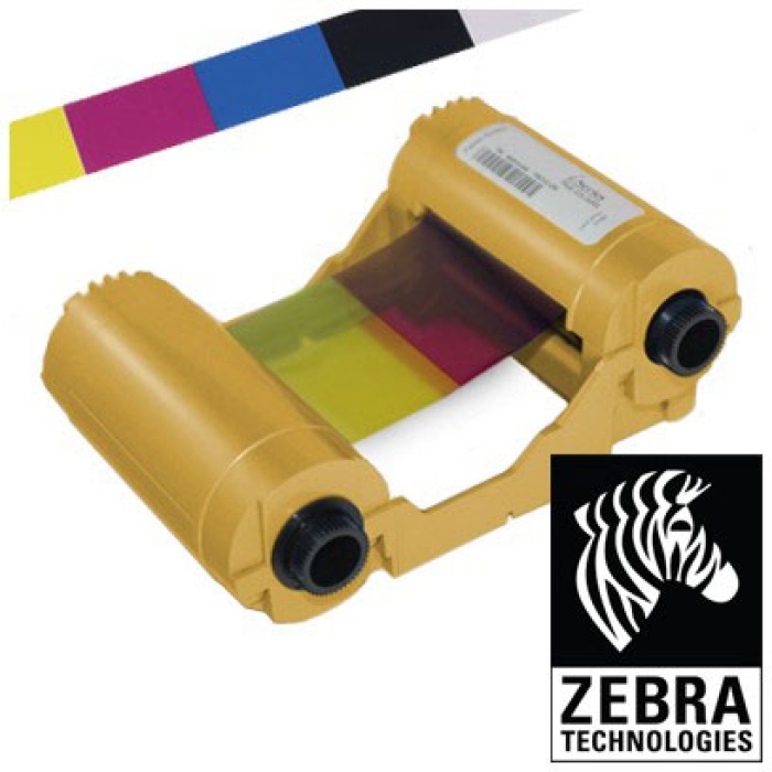 Zebra 800033-340 Renkli Ribbon Zxp3 Ymcko Tek Yüze 280 Baskı