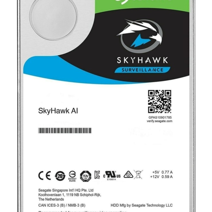 Seagate 10Tb 3.5 Skyhawk 7200Rpm 256Mb Sata 3.0 St10000Ve0008 Harddisk (İthalat)