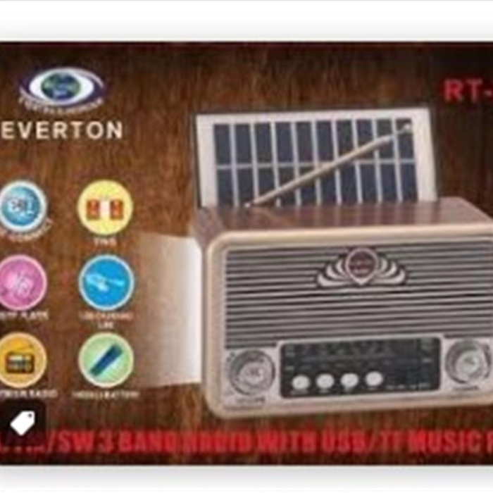 Everton Rt-660  Bluetooth Fm-Usb-Tf-Aux Şarjlı Nostaljik Radyo