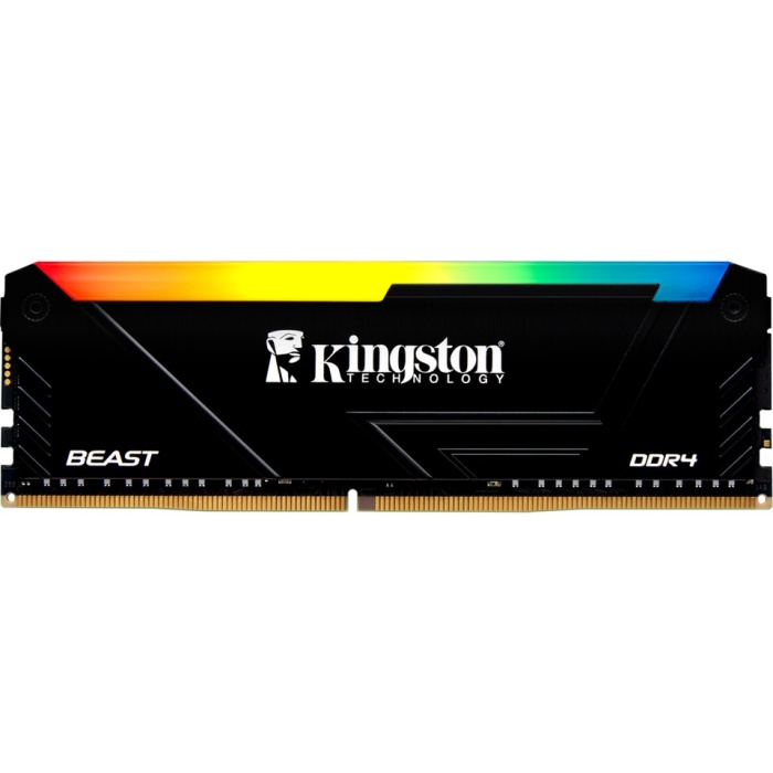 Kingston 16GB Beast RGB Black 3200mhz CL16 DDR4 PC Ram (KF432C16BB2A-16TR)