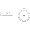 Artema A4567423 Lite LC 300 mm Altın Duş Başlığı