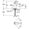 Grohe 23327000 Eurocosmo Lavabo Bataryası