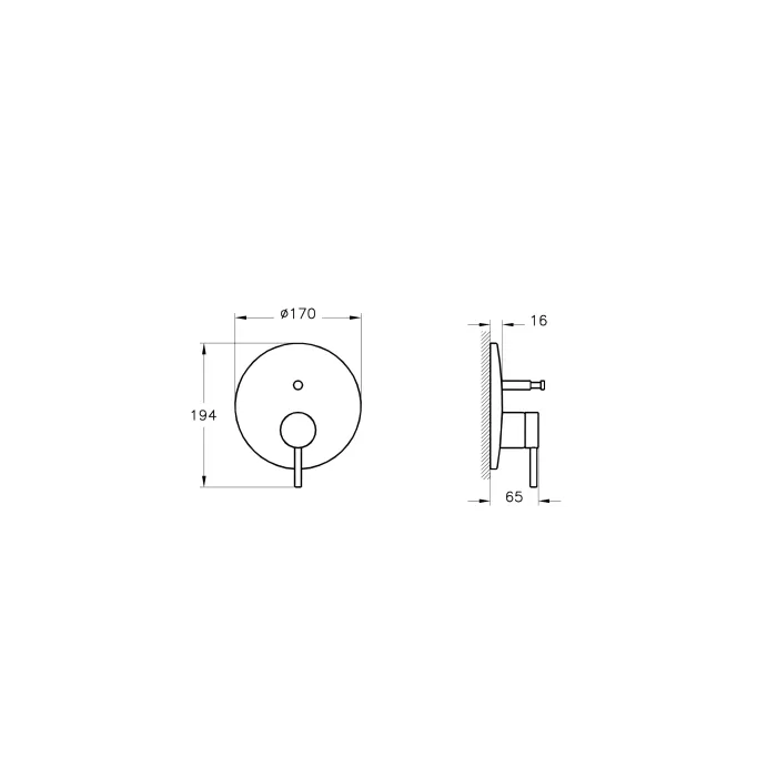 VitrA Origin A4262034 Ankastre Banyo Bataryası, Sıva Üstü, Fırçalı Nikel