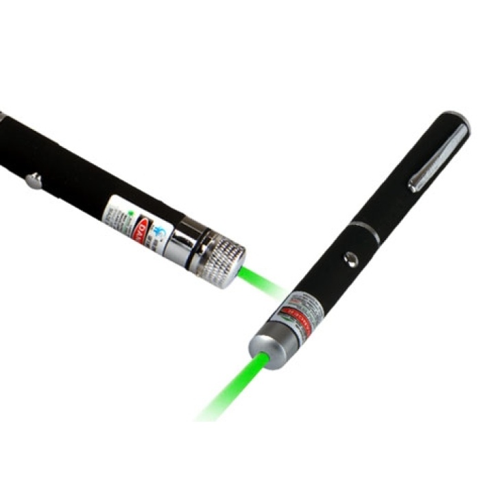 Yeşil Lazer Pointer 8000 mW  5 Başlıklı