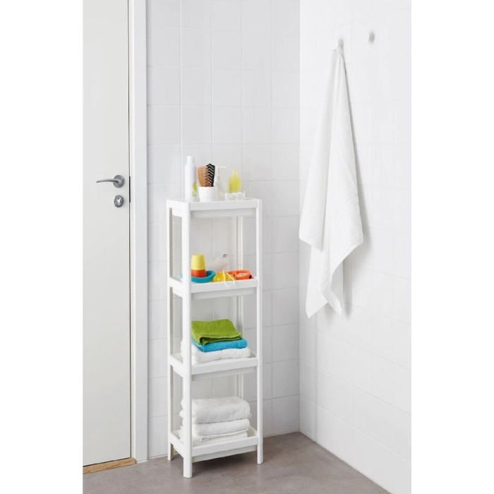 Shelf 3 Katlı  Raf Ünitesi -  Mutfak - Banyo  Depolama Rafı