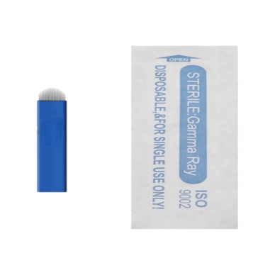 18 Pin U Mavi Microblading Iğnesi 4lü Set