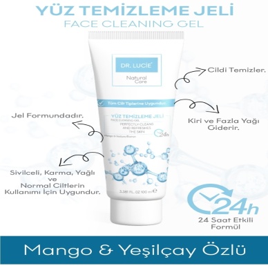 Yüz Temizleme Jeli Mango ve Yeşilçay Özlü 100 ml