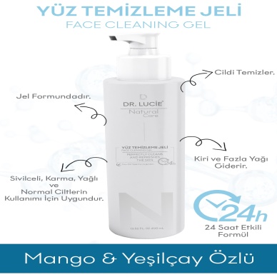 Mango Ve Yeşilçay Özlü Sivilceli Ve Yağlı Ciltler Için Makyaj Ve Yüz Temizleme Jeli 400 Ml