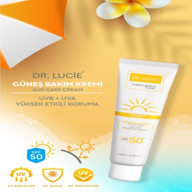 Spf50 Tüm Ciltler Için Yüksek Korumalı Tüm Vücut Güneş Kremi 100 ml