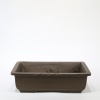 Köşeli Bonsai Saksısı Japon No.1-Sırsız (35cm)