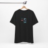 Unisex Telefon Bağımlısı Baskılı Siyah Basic Tshirt