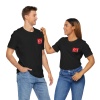 Unisex EURO 2024 Türkiye Cep Boy Baskılı Siyah Basic Tshirt