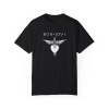 Unisex Bonjovi Rock Baskılı Siyah Basic Tshirt