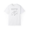 Unisex Led Zeppelin Baskılı Beyaz Basic Tshirt