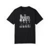 Unisex The Beatles Baskılı Siyah Basic Tshirt