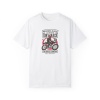 Unisex Motorcross Classic Motorcycle Baskılı Beyaz Basic Tshirt