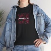 Unisex Wendetta Roses Baskılı Siyah Basic Tshirt