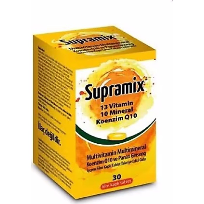 Supramix 30 Tablet 13vitamin 10 mineral Q10