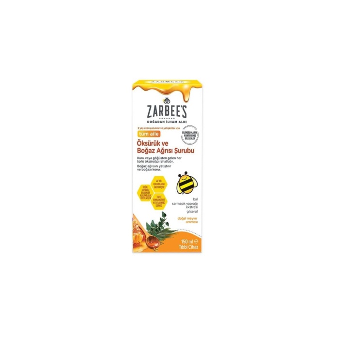 Zarbees Boğaz Ağrısı Şurubu 150 ml