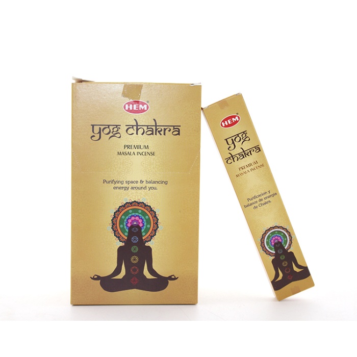 Hem Yog Chakra Masala Aromalı Çubuk Tütsü 15 Gr