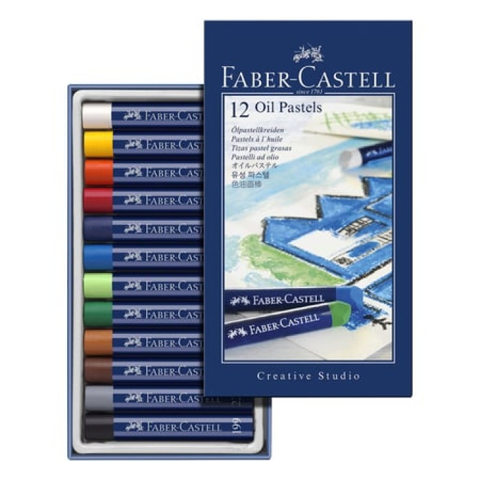 Faber-Castell Creative Studio Yağlı Pastel Boya 12 Renk