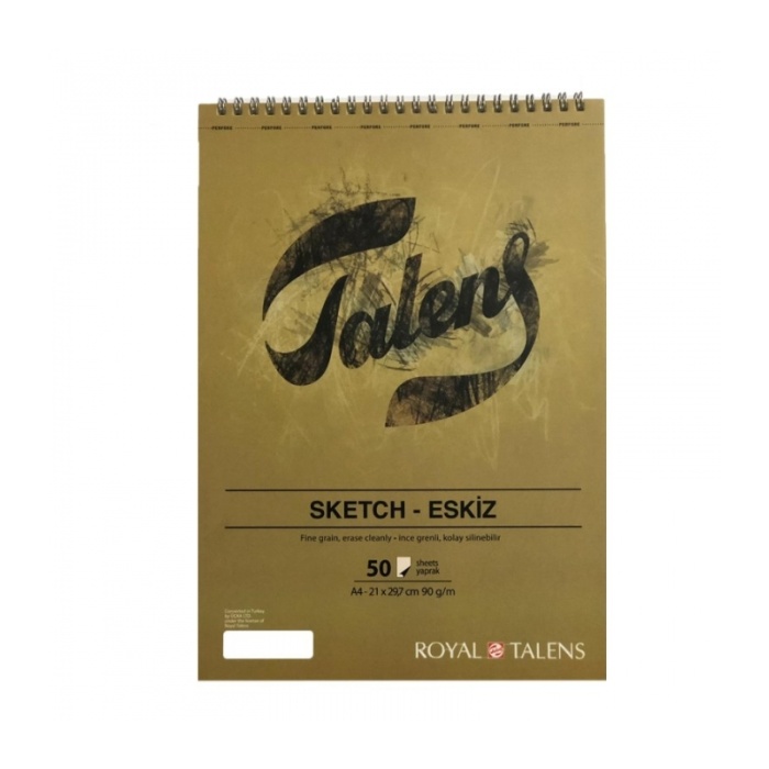 Talens Sketch - Eskiz Defteri A4 - 90gr - 50 Yaprak