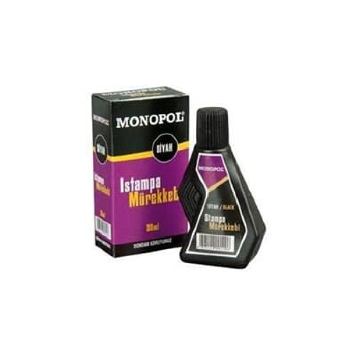 Monopol Istampa Mürekkebi Siyah 30 ml