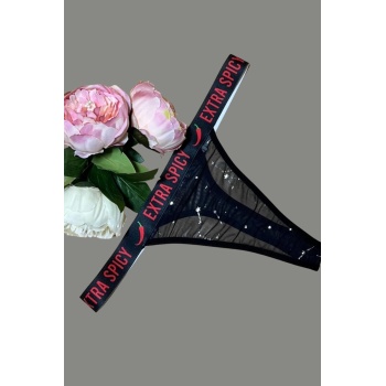 Arias Closet Yazılı String Tanga