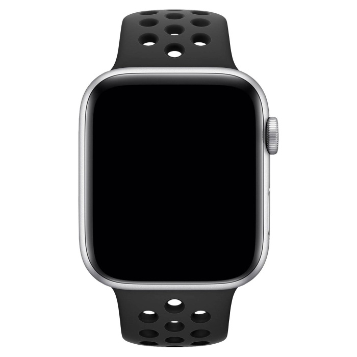 Apple Watch Series 9 45 MM Fileli Kordon Siyah-Siyah