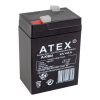 Atex Ax-604 Akü 6 Volt - 4 Amper Işıldak Aküsü 70 X 48 X 101 Mm