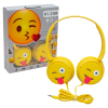 Kt-3156 3.5mm Jacklı Kablolu Kulak Üstü Emoji Kulaklık