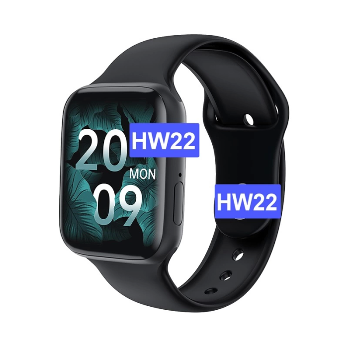 Hw22 Pd-a6 Smart Watch Dokunmatik Bluetooth Nabız Ölçme Sporcu Özellikli 1.75 Inç Akıllı Saat (siyah)