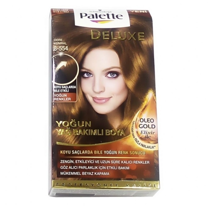 Palette Saç Boyası  8-554 Dore Kumral x 4 Adet