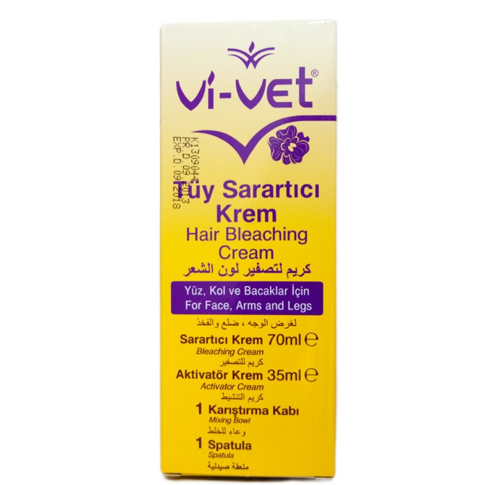 Vi-vet Tüy Sarartıcı Krem 35 ml +70 ml Paket