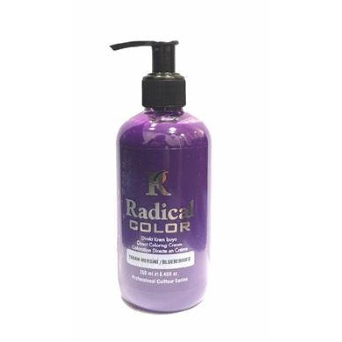 Radical Color Su Bazlı Saç Boyası 250 ml Yaban Mersini x 4 Adet