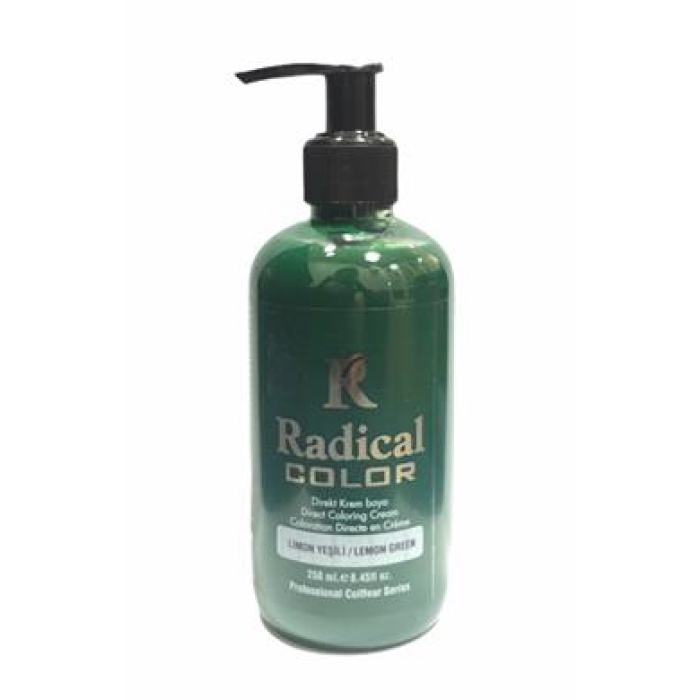 Radical Color Su Bazlı Saç Boyası 250 ml Limon Yeşili x 4 Adet