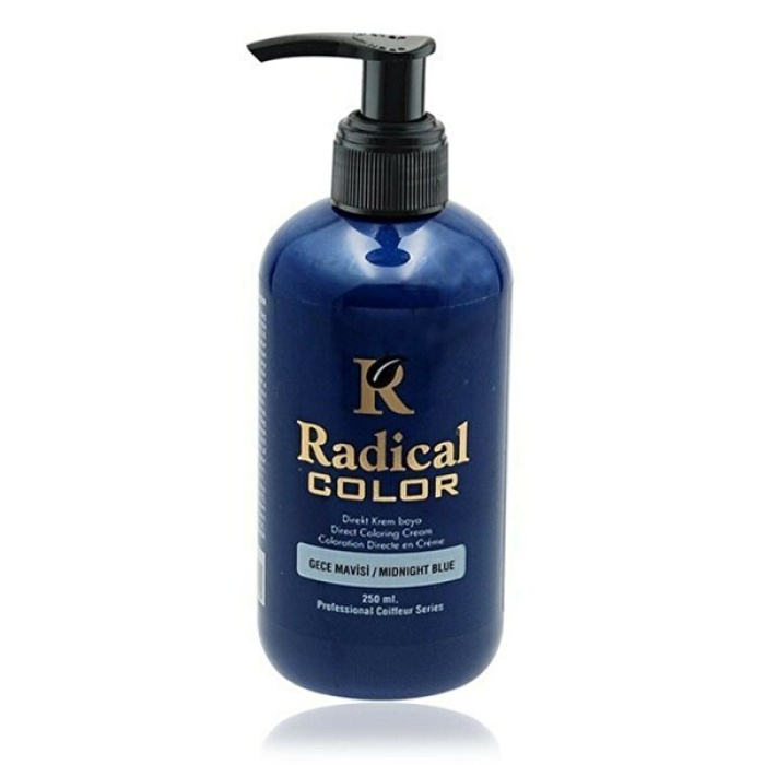 Radical Color Su Bazlı Saç Boyası 250 ml Gece Mavisi x 4 Adet