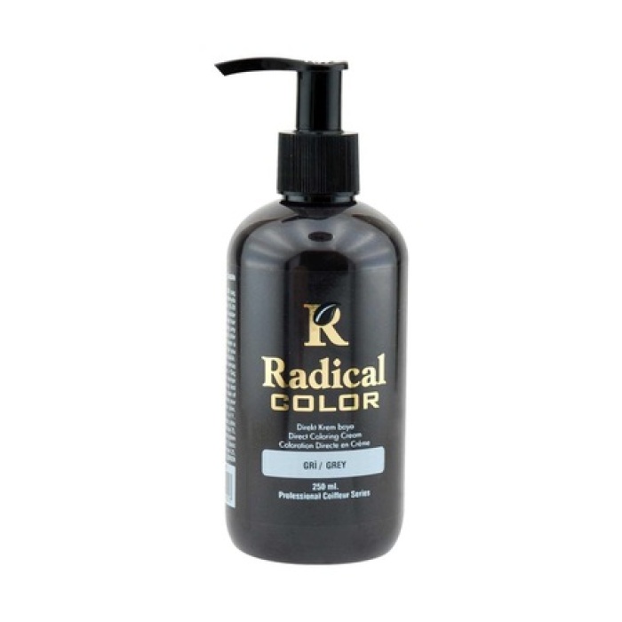 Radical Color Su Bazlı Saç Boyası 250 ml Gri x 4 Adet