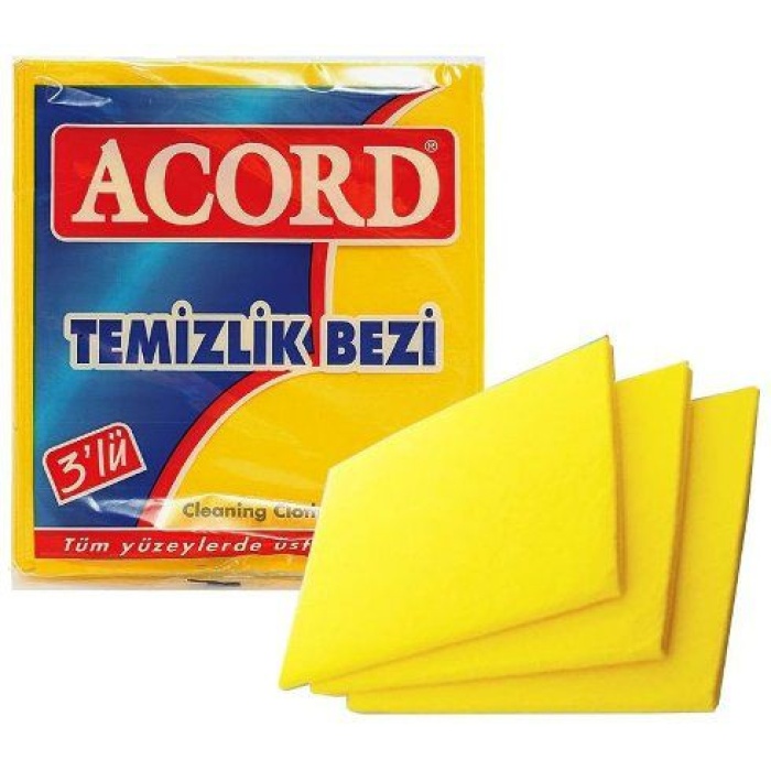 Acord Temizlik Bezi 3Lü x 12 Adet