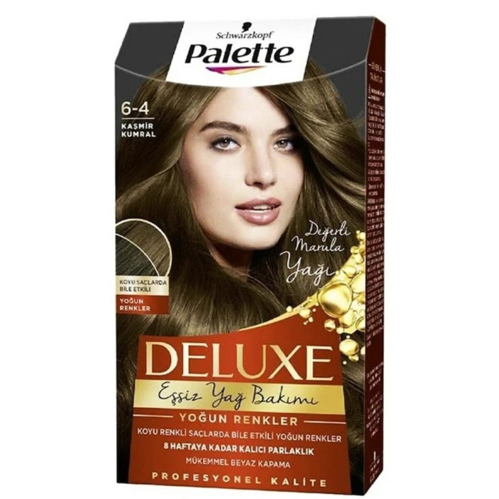 Palette Deluxe Saç Boyası 6.4 Kaşmir Kumral  x  3 Adet