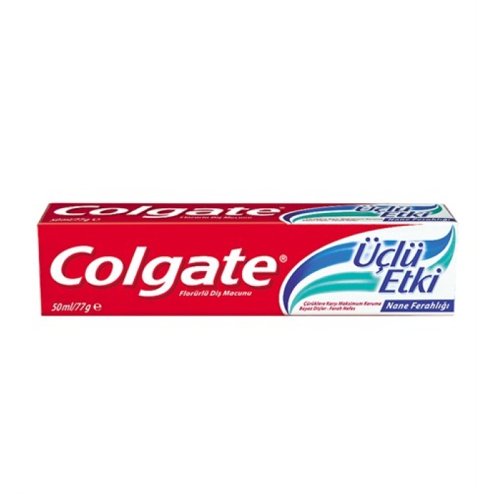 Colgate Diş Macunu 50ML Üçlü Etki x 12 Adet