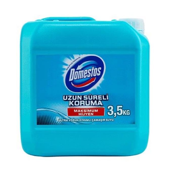 Domestos Çamaşır Suyu 3,5Lt Mavi  x 4 Adet