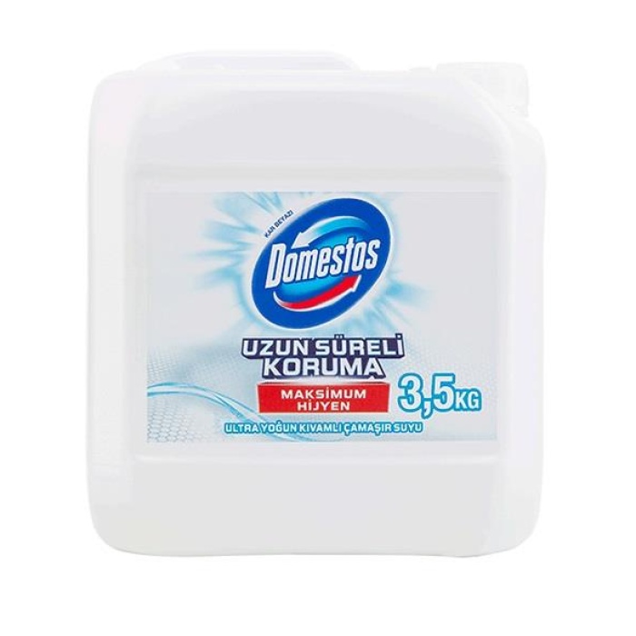 Domestos Çamaşır Suyu 3,5Lt Beyaz  x 4 Adet