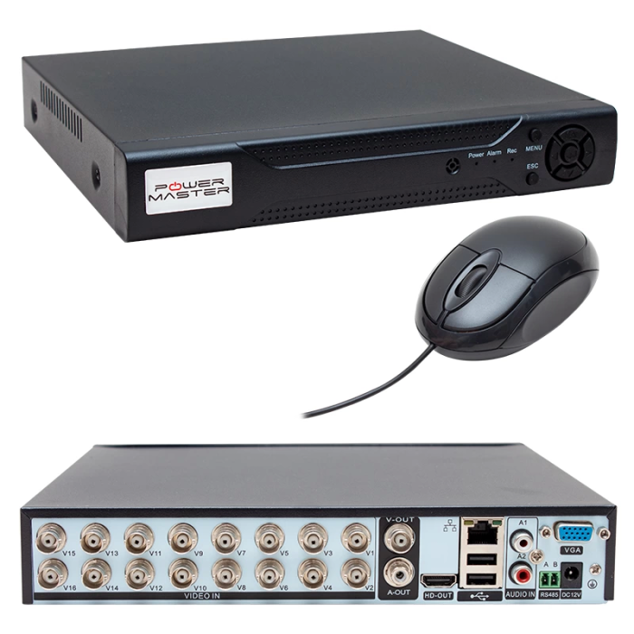 Pm-12183* 16 Kanal 1080n Ahd/analog/tvı/cvı Xmeye Dvr/xvr Kayıt Cihazı